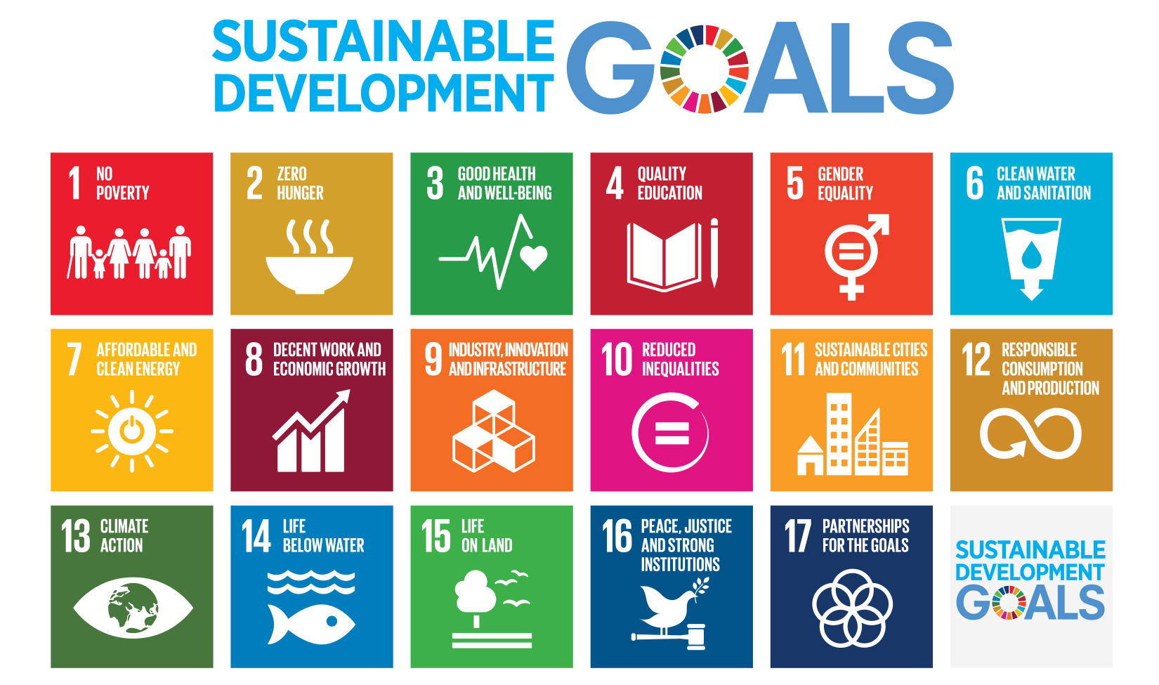 Detail view of the Sustainable development goals (Copyright: United Nations)